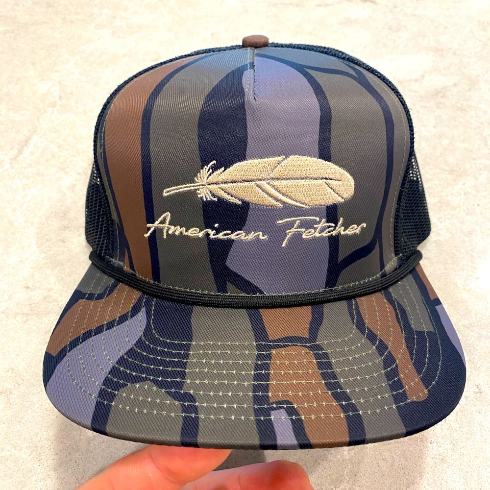 American Fetcher camo hat